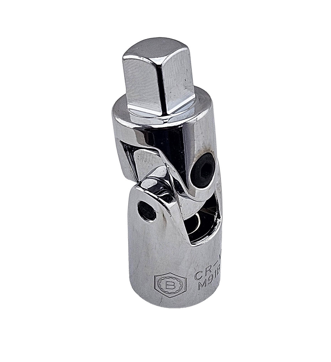 Britool Hallmark 3/8" drive universal joint socket in chrome, for hand use only.