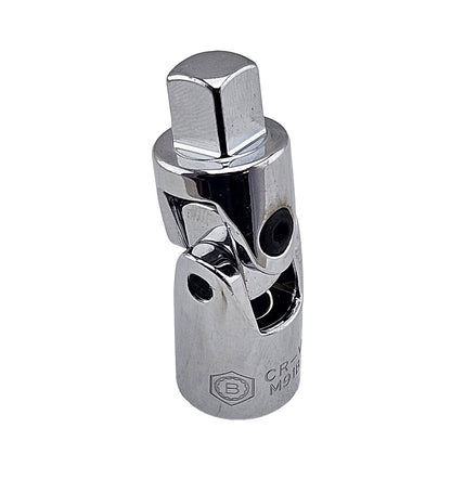 Britool Hallmark 3/8" drive universal joint socket in chrome, for hand use only.