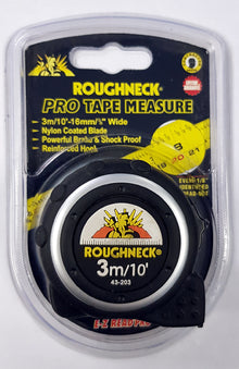Tape Measure 3 Meters Metric & Imperial Roughneck 43-203