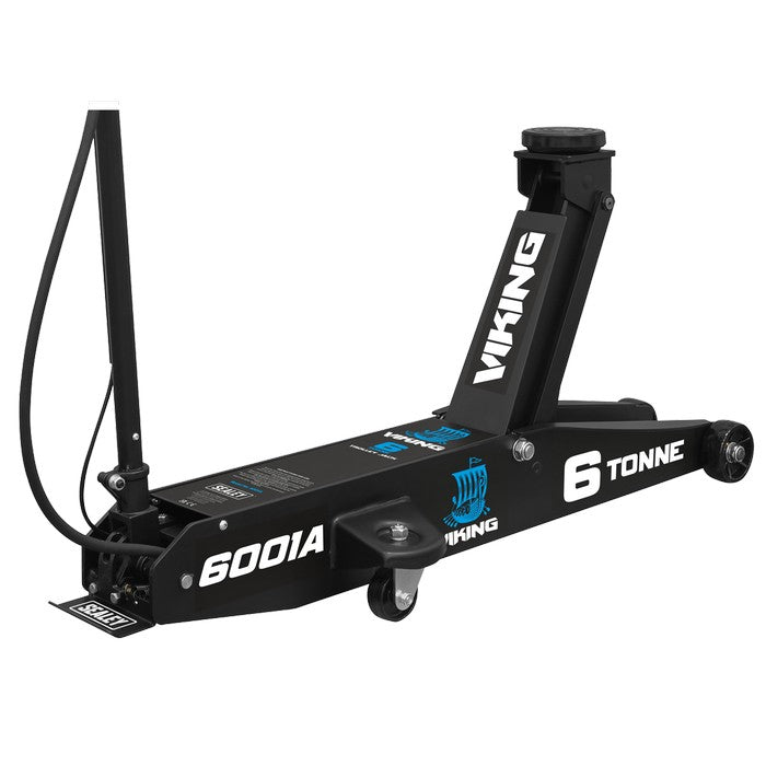 Viking Professional Long Reach Trolley Jack with Rocket Lift