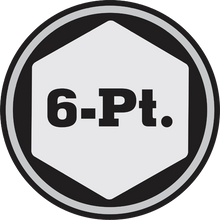 Logo with '6-Pt.' text inside a circular border