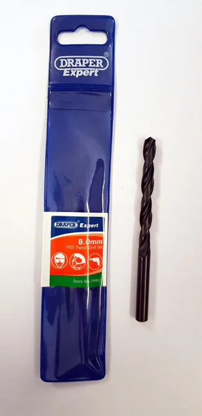 HSS Twist Metric Drill Bit From Draper Expert 3.5mm - 8mm
