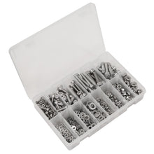 Sealey Stainless Steel Hex Socket Bolt, Washer & Nut Assortment 710pcs
