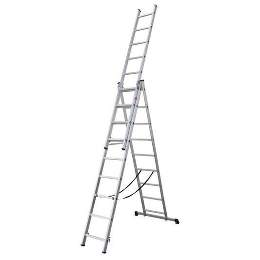 Aluminium Extension Combination Ladder 3x9 EN 131