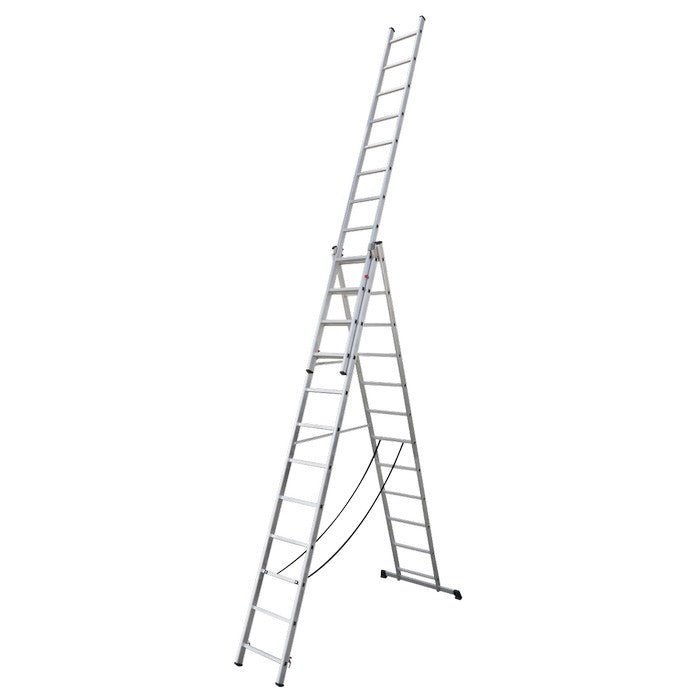 Aluminium Extension Combination Ladder 3 x 12 EN 131