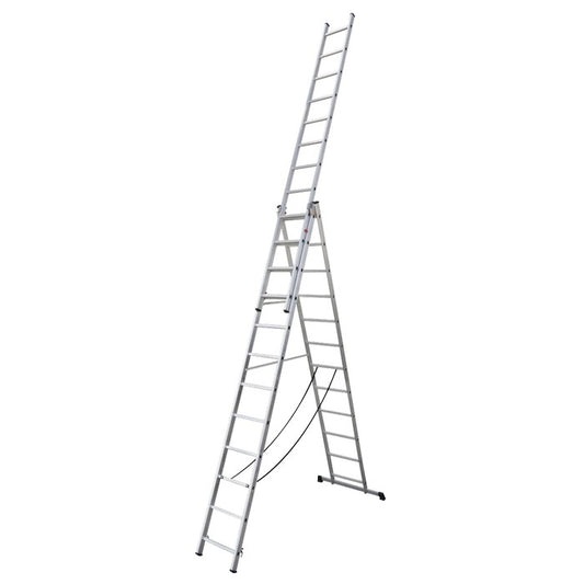 Aluminium Extension Combination Ladder 3 x 12 EN 131