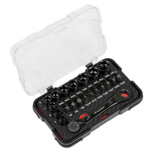 Premier Black Go-Through Lock-On™ Low Profile Socket & Bit Set 1/4"Sq Drive 31pc