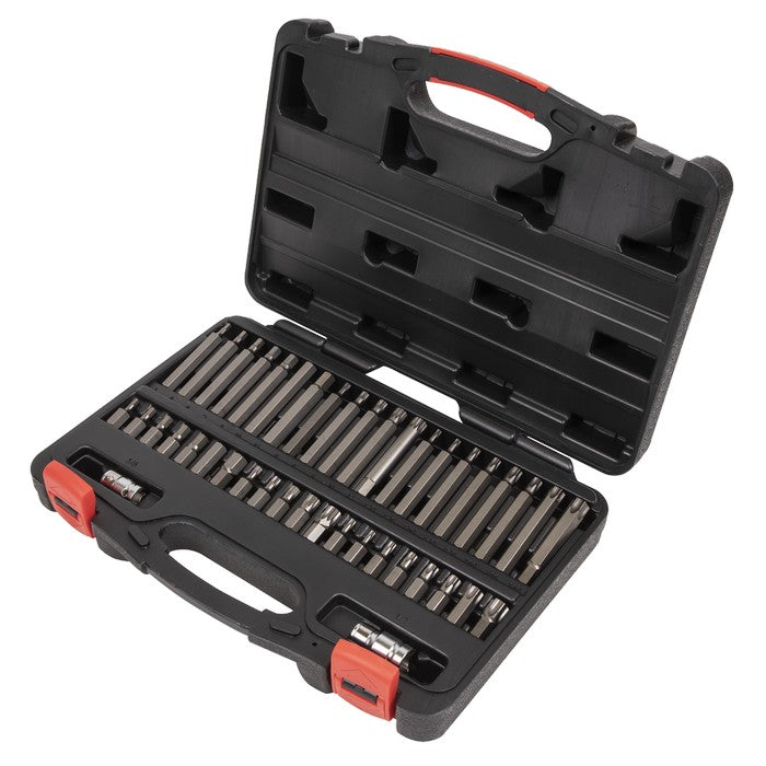 TRX-Star*/Hex/Spline Bit Set 42pc 3/8" & 1/2"Sq Drive