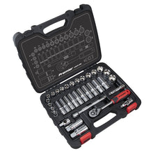 Socket Set 34pc 3/8"Sq Drive Lock-On - Metric