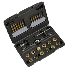 Sealey Titanium Coated Hexagonal Tap & Die Set 26pc