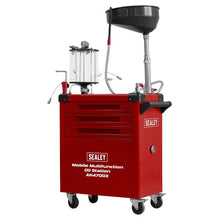 Multi-Function Oil Drainer Work Station with 61pc Tool Set