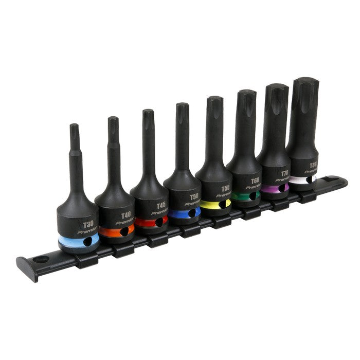 TRX-Star* Impact Socket Bit Set 8pc 1/2”Sq Drive