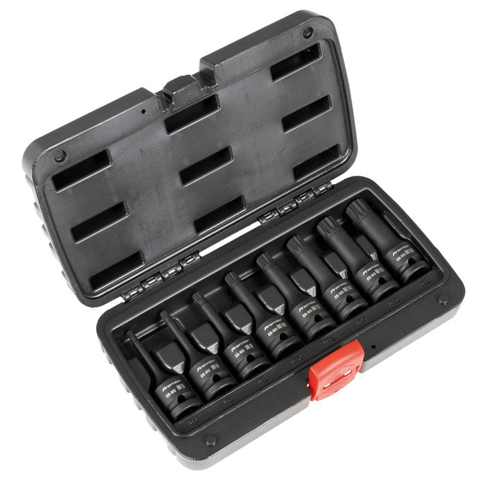 Impact Spline Socket Bit Set 8pc 1/2"Sq Drive