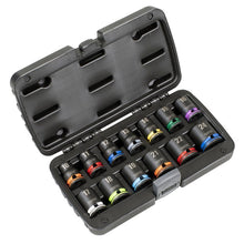 Lock-On™ Impact Socket Set 1/2"Sq Drive 13pc 6pt Metric