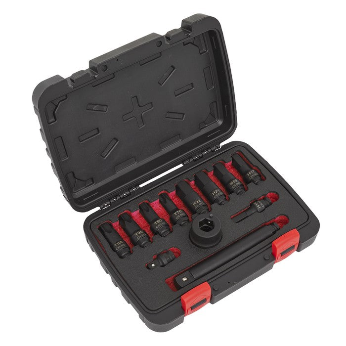Impact Socket Bit & Accessories Set 12pc 3/4"Sq Drive