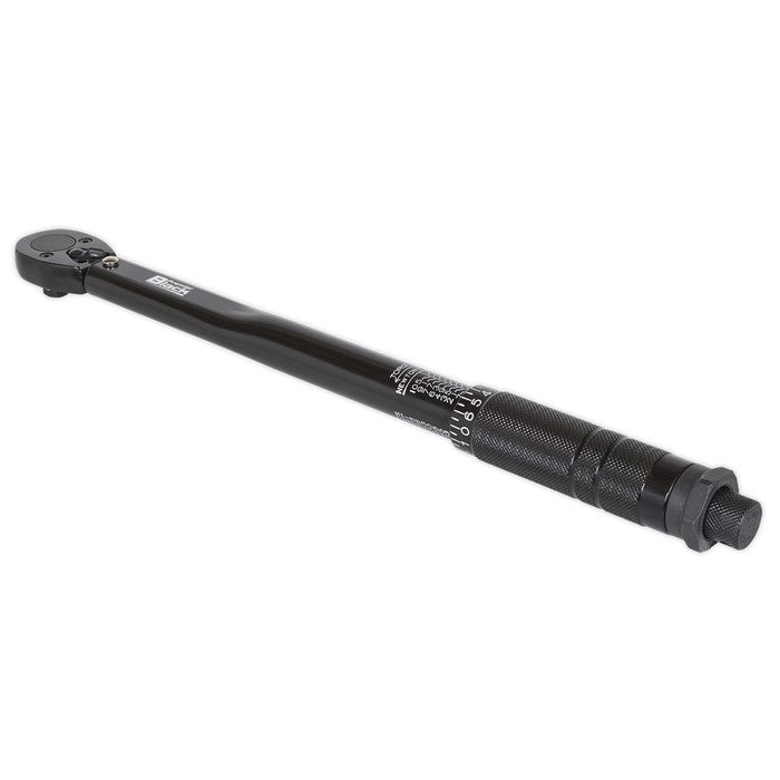 Micrometer Torque Wrench 3/8"Sq Dr Calibrated Premier Black