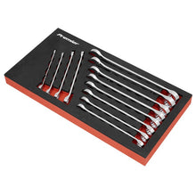 12 pc Metric Combination Spanner Set in tool control foam from Sealey