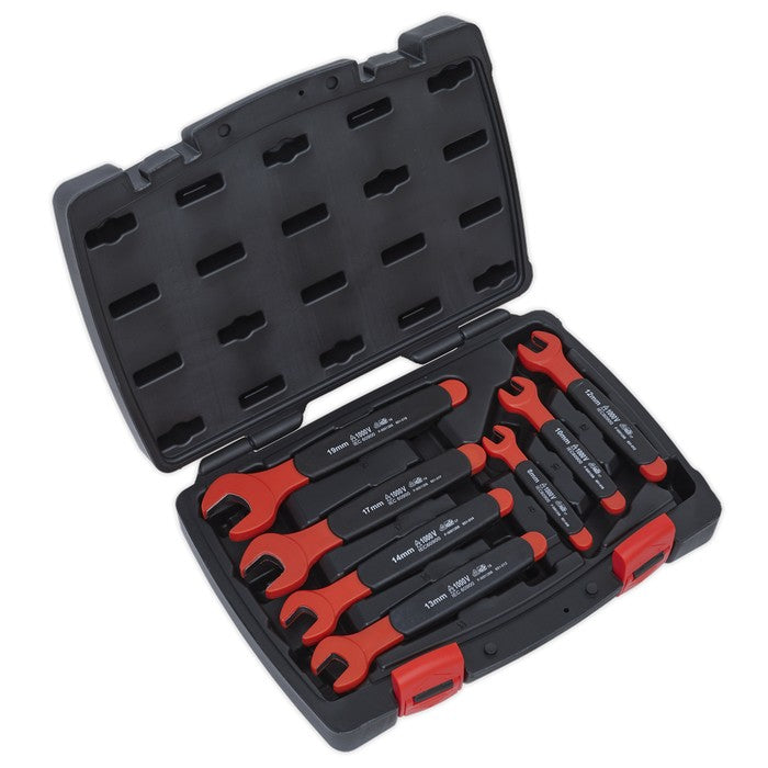 Premier Insulated Open-End Spanner Set 7pc - VDE Approved