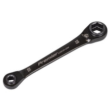 Sealey Premier Black 4-in-1 Reversible Lock-On™ Ratchet Ring Spanner
