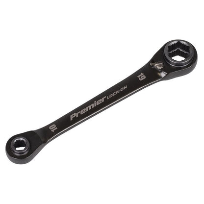 Black Series 4-in-1 Reversible Lock-On™ Ratchet Ring Spanner