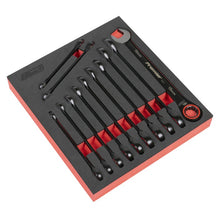 Sealey Premier Black Combination Ratchet Spanner Set 12pc