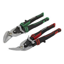 High Leverage Offset Aviation Tin Snip Set 2pc from Sealey Tools AK69072