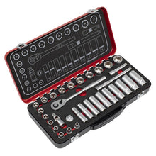 Socket Set 3/8"Sq Drive 32pc Premier Platinum