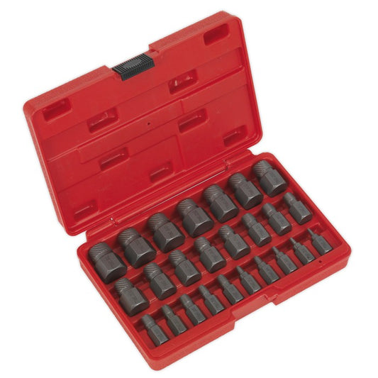 Multi Spline Screw Extractor Set 25pc