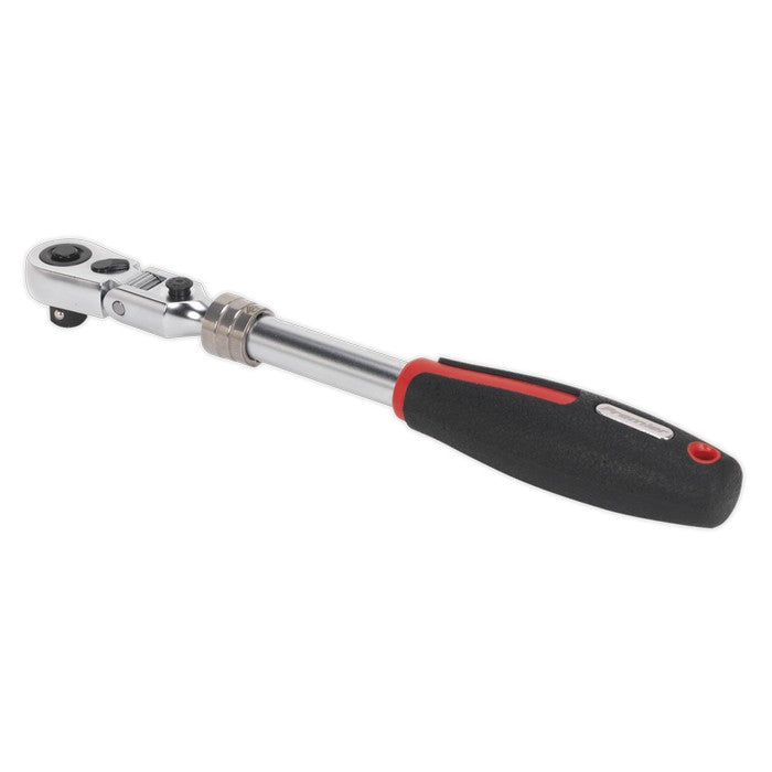Ratchet Wrench 3/8"Sq Dr Flexi-Head Exten. Premier Platinum