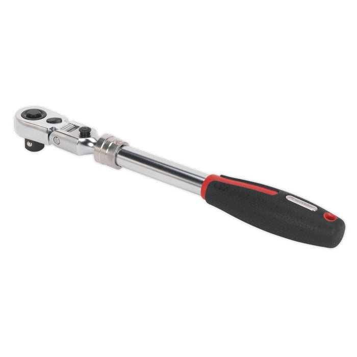 Ratchet Wrench 1/2"Sq Dr Flexi-Head Exten. Premier Platinum