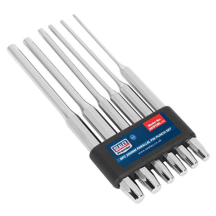 Long Parallel Pin Punch Set 6pc