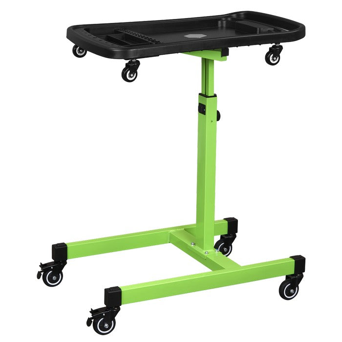 Adjustable-Height Mobile Workstation & Removable Top Tray
