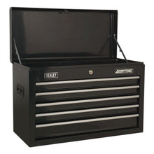 Topchest 5 Drawer with Ball-Bearing Slides - Black
