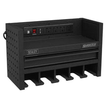 Power Tool Storage Rack 560mm with Drawer & Power Bar