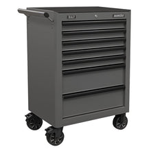 Superline PRO® Rollcab 7 Drawer - Grey/Black