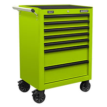 Superline PRO® Rollcab 7 Drawer - Green/Black