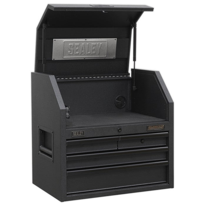 Topchest 4 Drawer 660mm Soft Close Drawers & Power Bar