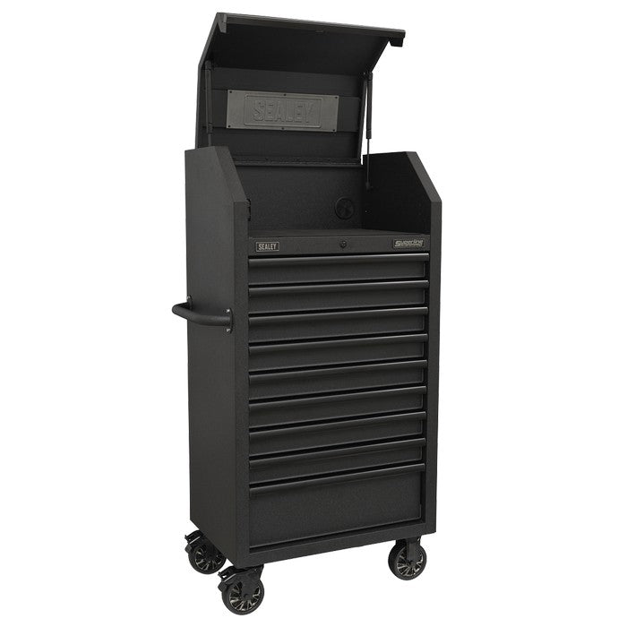Tower Cabinet 9 Drawer 690mm with Soft Close Drawers & Power
