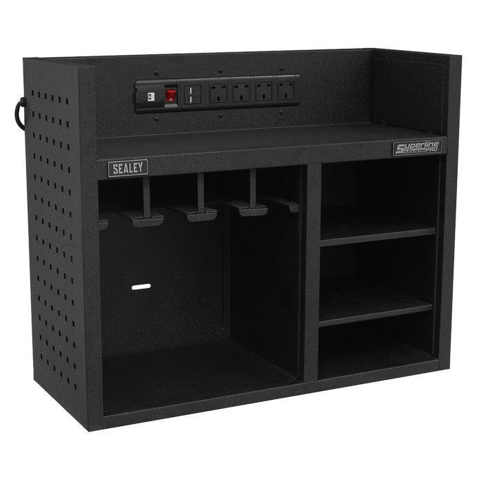 Power Tool Storage Rack 760mm with Power