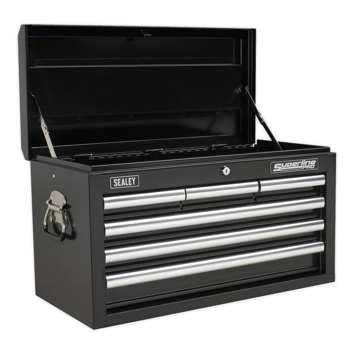 Sealey Superline PRO® Topchest 6 Drawer - Black
