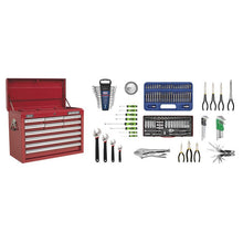 Superline PRO® Topchest 10 Drawer with 139pc Tool Kit - Red