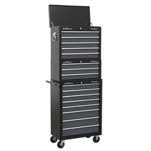 American PRO® Tool Chest Combination 16 Drawer - Black/Grey
