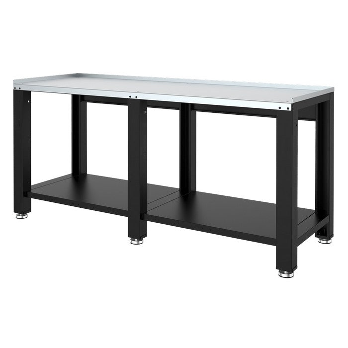 Heavy-Duty Adjustable Workbench w/ Galvanised Steel Top