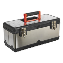 Stainless Steel Toolbox 505mm with Tote Tray
