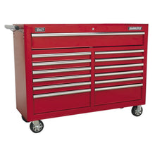 Superline PRO® Rollcab 13 Drawer - Red