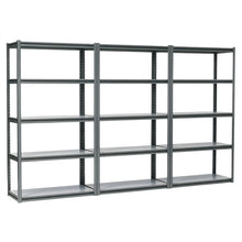 Racking Unit, 5 Shelves 600kg Capacity Per Level - Set of 3