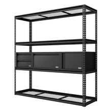 Heavy-Duty Modular Racking Kit with 3 Storage Units