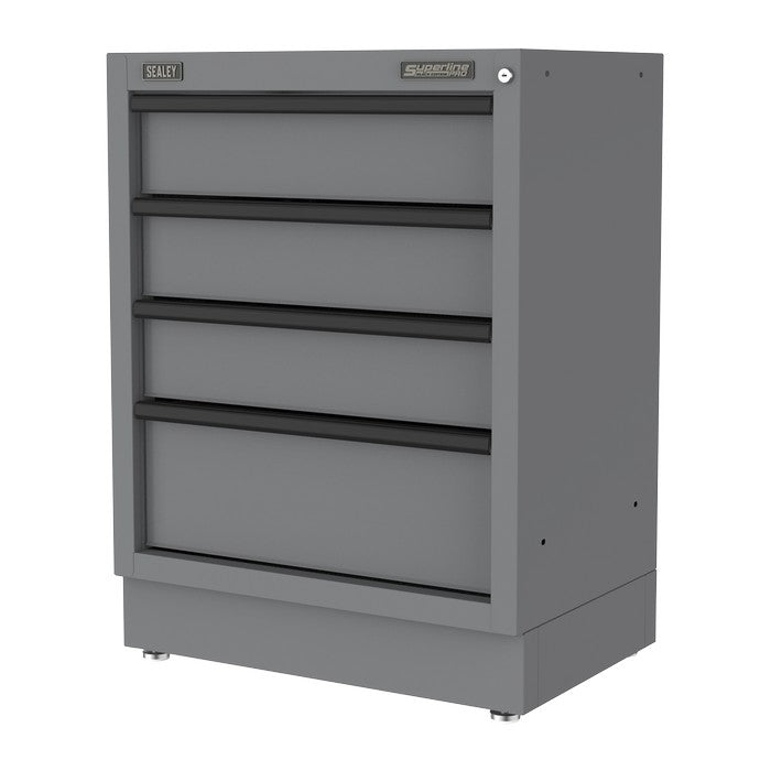 Superline PRO® Black Edition Modular Cabinet 4 Drawer 680mm