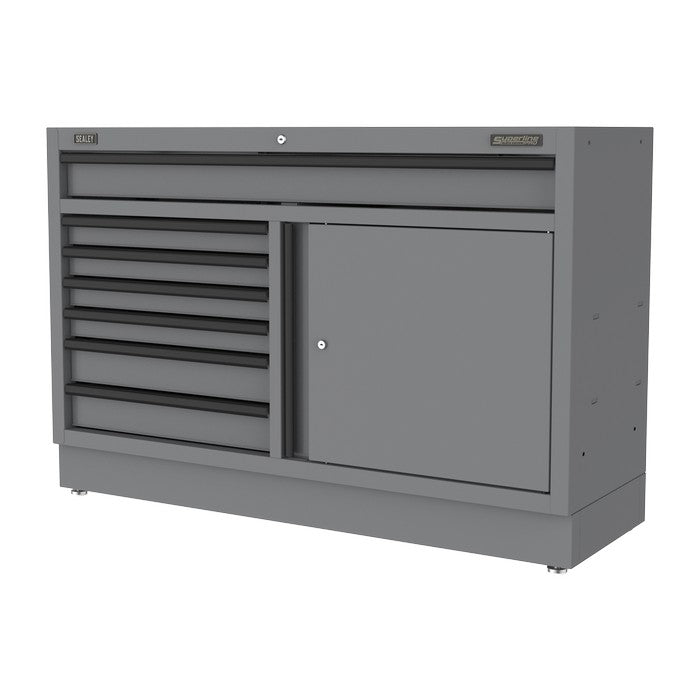 Modular Floor Cabinet 7 Drawer & Cupboard Combination 1360mm