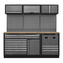 Superline PRO® Modular Storage System Combo with Pressed Wood Worktop
